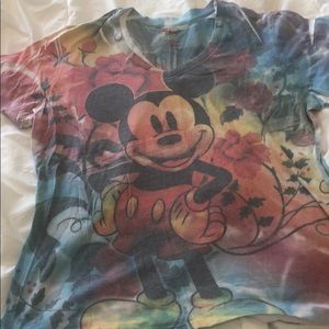 Rainbow Disney Mickey Shirt